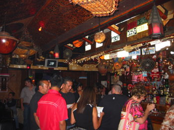Busy bar at Tiki-Ti